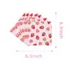 Set de Decoración para Fiesta de Cumpleaños Feliz con Temática de Fresas Banderín de Cumpleaños Topper para Pastel Decoraciones en Espiral para Fiesta