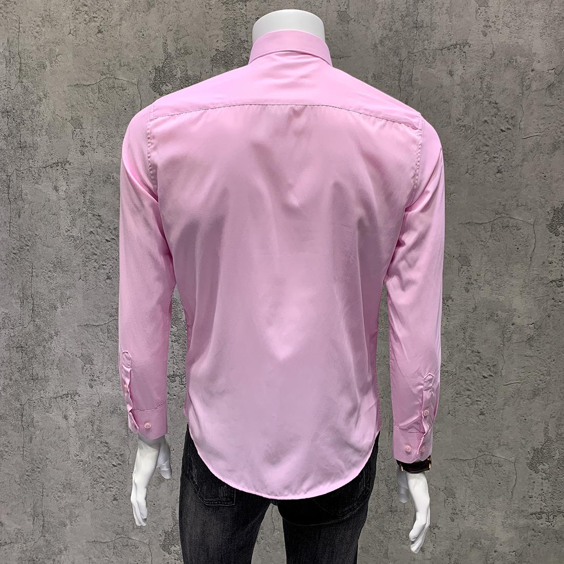NS101纯色长袖衬衫 粉色 (4).JPG