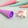 Goma de borrar Mini Helado Genuina Qihao Diseño de Dibujos Animados para Estudiantes, Limpia Bien, Goma de Borrar con Forma de Helado, Diseño Creativo de Dibujos Animados
