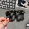 Peine de Cristal Estilo Coreano de Lujo Ligero, Peine de Flores para el Cabello, Pinza para el Flequillo, Accesorio para el Cabello para la Parte Trasera de la Cabeza, Peine para Acomodar el Cabello Suelto, Venta al por Mayor