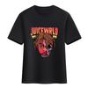 Camiseta de manga corta de algodón de verano para hombre y mujer con estampado de anime bidimensional de la cantante estadounidense Juice Wrld.