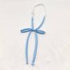 Cuello de cuerda sin corbata de lunares para mujer, lazo en el cuello, cinta de flor de lunares, lindo, estilo estudiante, JK, versátil, moda juvenil