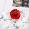 Cabezas de Flores Artificiales en Colores Otoñales, Rosas de Té, Flores de Seda para Bodas al por Mayor, Decoración de Habitaciones de Boda, Suministros del Fabricante de Decoraciones Artificiales de Alta Calidad para Bodas