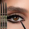 Ventas Directas de Fábrica y Suministro de Productos de Maquillaje Transfronterizos: Lápiz de Maquillaje Dual de Gel para Ojos y Cejas, Automático, Resistente al Agua y al Sudor