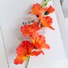 Flor Artificial Tallo Único Orquídea Espada Grande Planta Artificial Flor Falsa Boda Sala de Estar Decoración del Hogar Flor Comercio Electrónico Comercio Exterior Mayorista