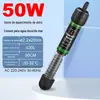 Haste Aquecedora para Aquário com Temperatura Ajustável, Aquecedor Automático de Temperatura Constante para Tartarugas, Haste Aquecedora à Prova de Explosão de Vidro para Aquário