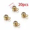 Cuentas de Posicionamiento de Acero Inoxidable de 4 mm con Silicona, Cuentas Espaciadoras Universales con Bucle, Cuentas Redondas Ajustables para Collares Hechos a Mano DIY
