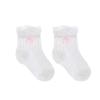 21 Calcetines Finos de Malla para Bebé de Verano Calcetines para Bebés Recién Nacidos Niñas Boca de Burbuja Lazo Calcetines para Niños