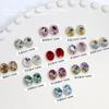 Huevo de paloma de网红 transfronterizo K9 diamante para uñas joyería 8*10mm ovalado puntiagudo tridimensional decoración de pedrería para uñas venta al por mayor