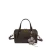 Bolso bandolera de retazos transfronterizos con bloques de color para mujer, bolso de mano versátil casual vintage, bolso tipo almohada con textura de gamuza, bolso de hombro