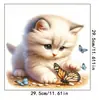Pegatinas Decorativas para Cisterna y Tapa de Inodoro de Gatito Negro de Dibujos Animados de Comercio Exterior, Pegatinas Decorativas para el Hogar Estilo Infantil, Autoadhesivas
