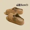 Zapatos Birkenstock de Plataforma Retro para Mujer 2026 Otoño Nueva Llegada Sin Cordones Planos de Alta Calidad Mocasines Versátiles de Temperamento