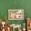 Quadro de Cortiça mesa ins nota tachinha quadro de recados pendurado na parede feltro foto fundo decorativo Parede Parede painel de parede