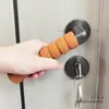 Unidade de Capa Protetora para Maçaneta de Porta Maçaneta de Porta Anti-Impacto Almofada de Fechadura de Porta de Quarto Capa Antiestática para Maçaneta de Porta Universal Inverno