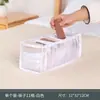 Caja Organizadora de Cajón para Ropa Interior Estilo Japonés y Coreano Hogar Rejilla Organizador de Calcetines Armario Dormitorio Bolsa de Almacenamiento de Tres Piezas