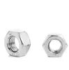 En Stock, Entrega Inmediata Tuercas Hexagonales Imperiales de Acero Inoxidable 304 3/16-12 # Tuercas Hexagonales Externas Estándar Británico y Americano