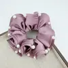 Gomas para el pelo de perlas al por mayor, Bandas elásticas de alta elasticidad, Sujetadores de coleta elegantes para niñas y estudiantes, Gomas para el pelo que no dañan el cabello