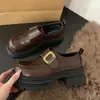 Zapatos de Cuero Estilo Británico para Mujer 2025 Nuevo Otoño e Invierno Forrados de Borrego con Falda Negros Planos JK Ropa de Trabajo Mocasines de Suela Suave