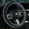 Funda de Felpa para Volante de Coche Cubierta Universal de Felpa Cálida para Volante de Coche Otoño e Invierno Tacto de Alta Calidad