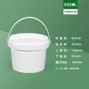 Cubo de Embalaje Personalizado de Fábrica Grado Alimenticio con Asa Cubo Transparente Sellado Salsa Té con Leche Cubo de Embalaje Cubo de Plástico Engrosado