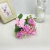 Ramo de Rosas y Hortensias Artificiales de 5 Ramas, Flores Falsas para Decoración del Hogar, Bodas y Paisajismo
