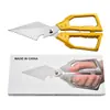 Venta Directa de Fábrica de Tijeras Nuevas Engrosadas de Cabeza Grande para Uso Doméstico, Tijeras para Cortar Huesos de Cocina, Tijeras de Cocina Multifuncionales, Tijeras Potentes para Huesos de Pollo