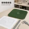 Amazon Transfronterizo Suministros para Mascotas Tapete de Lamer para Perro Base Antideslizante Comedero Lento Tapete de Olfateo Gato y Perro Mascota Plato de Silicona para Lamer