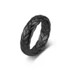 Anillo de Oreja de Trigo Europeo y Americano ins Unisex para Hombres y Mujeres Nicho Sensación de Alta Gama Acero de Titanio Chapado Color Oro 18K Anillo de Pareja Resistente al Desgaste