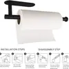 Suporte de papel higiênico de aço inoxidável sem pregos sem furos suporte de papel higiênico para banheiro montado na parede armazenamento de lenços suporte para rolo de papel