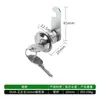 Cerradura de archivador cerradura excéntrica de armario cabeza de cerradura excéntrica mueble armario de estudiante caja eléctrica buzón armario armario de hierro cerradura de cajón de oficina