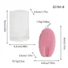 Molde de Silicone para Vela, Molde de Vela de Aromaterapia em Forma de Espiral Geométrica, Molde para Ornamento de Gesso DIY Feito à Mão