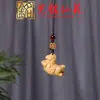 Colar com Pingente de Cavalo do Zodíaco em Sândalo, Corrente de Suéter Ano do Cavalo em Pau-Rosa Yiming Xianyuan, Pingente para Celular, Pingente de Chaveiro