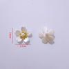 Accesorios para Joyería DIY Flor de Perla Accesorios Hechos a Mano para el Cabello Pasador Zuecos Bolsa Zapato Flor para Accesorios Materiales para Joyería