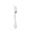 Faca de aço inoxidável e colher de garfo Western Household Tableware Spoon terno bife engrossado Faca e garfo Hotel Supplies Sobremesa Spoon