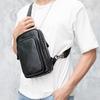 Bolso de pecho de piel de vacuno de primera capa para hombre de Marent, moderno bolso de hombre combinable, bandolera pequeña de piel de vacuno, bolso de pecho de piel auténtica.
