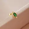 Brincos de Zircônia Verde Nicho Luxo Leve Versátil Brincos Geométricos Femininos Simples Joias de Alto Nível Brincos Coloridos Oval