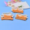 Molde de silicona para letrero de felicitaciones de cumpleaños, para hacer piruletas de caramelo, chocolate, decoración de tarjetas para pastel
