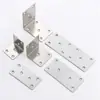 Suporte de Ângulo Reto de Aço Inoxidável Cantoneira Suporte Triangular para Armário Suporte de Prateleira Código de Canto Quadrado Aço Inoxidável Espessado