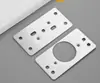 Placa de Fixação para Reparo de Dobradiça de Porta de Armário Placa de Instalação de Dobradiça para Guarda-Roupa Peça de Reparo em Aço Inoxidável