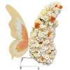Flores de Borboleta Artificiais para Decoração de Dia dos Namorados, Grandes Buquês de Rosas, Locais Populares para Fotos, Pequenos Arranjos de Banquetes e Arranjos Florais
