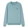 Moletom Masculino Primavera e Outono 2024 Nova Camiseta Masculina de Manga Longa Pequena Terry Masculina Gola Redonda Pulôver Tricotado Base