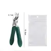 Cortauñas Oblicuo de Punta Transfronterizo Set de 3 Piezas, Lima de Uñas, Limpiaorejas, Cortauñas de Apertura Grande, Set de Herramientas de Manicura Antisalpicaduras