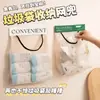 Organizador de Armazenamento de Sacos de Lixo de Cozinha, Bolsa de Armazenamento de Grande Capacidade Montada na Parede, Bolsa de Rede com Velcro para Armazenamento de Sacolas Plásticas