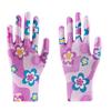 Luvas de nylon coloridas estampadas fábrica atacado luvas finas elásticas núcleo respirável protetor solar antiestático proteção para trabalho