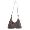 Nuevo bolso tote de ante versátil y casual para mujer de otoño e invierno, bolso de hombro y cruzado súper popular para el día a día