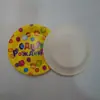 Pratos de Papel de Aniversário Russos Personalizados Suprimentos de Festa, Processamento de Pratos de Papel Descartáveis Russos, Bolos Criativos de Festa Personalizados