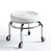 Taburete pequeño con ruedas, taburete bajo, taburete de rodaje silencioso, taburete para caminar para niños, taburete de manicura, taburete de pedicura, taburete para cambiarse de zapatos, herramienta para el cuidado infantil