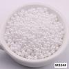 Super tamaño 3mm uniforme crema nacarada cuentas de arroz de vidrio hechas a mano DIY pulsera borla manualidades material de cuentas sueltas