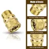 Mangueira de Saída para Máquina de Limpeza M22-14 Desconexão Rápida 1/4 Macho Latão 3/8 União Mangueira de Fio de Aço Fio de Extensão