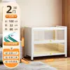 Estante de Livros com Porta de Vidro de Aço para Casa à Prova de Poeira Estante para Livros Infantis Gabinete de Exibição de Figuras de Espaço com Luz Gabinete Ita Gabinete de Lata